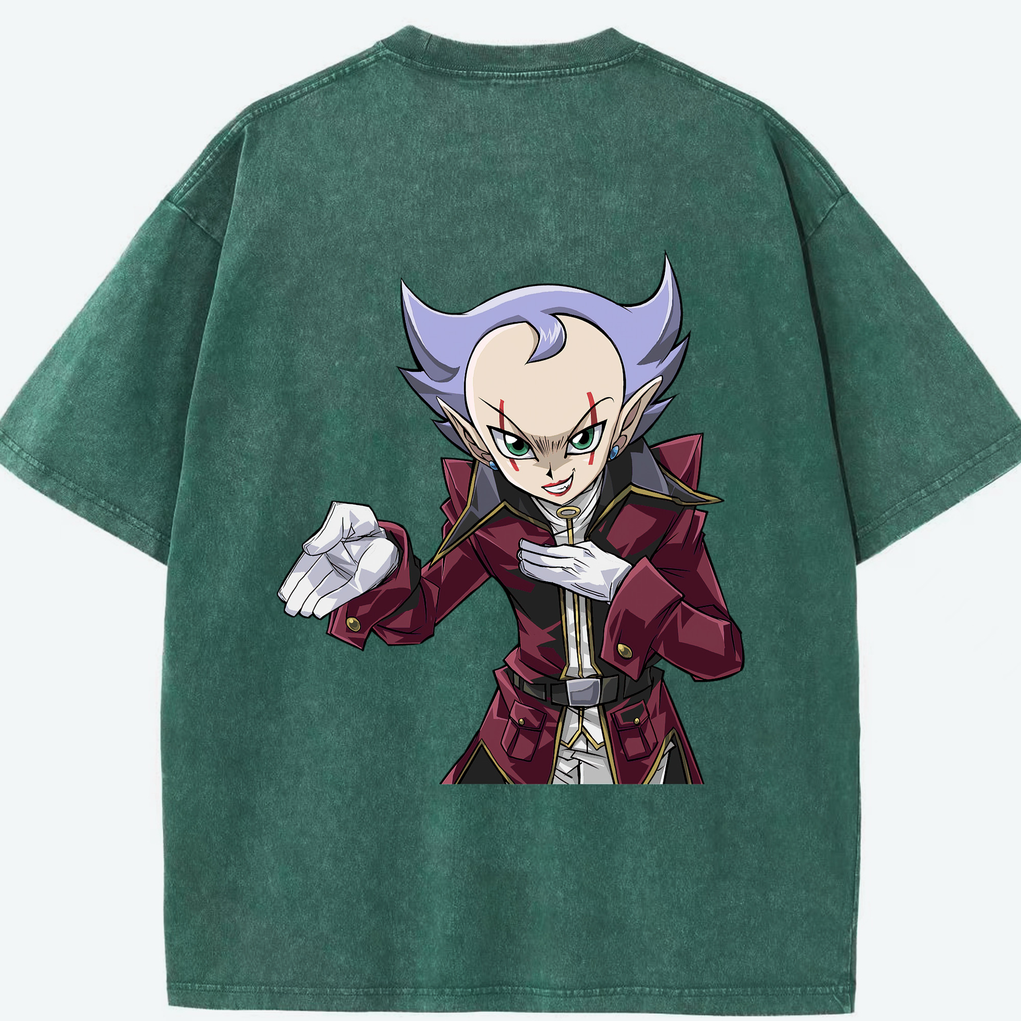 （画像用） 遊☆戯☆王 Yu-Gi-Oh! 綿100% ヴィンテージ風 半袖Tシャツ（背面プリント）